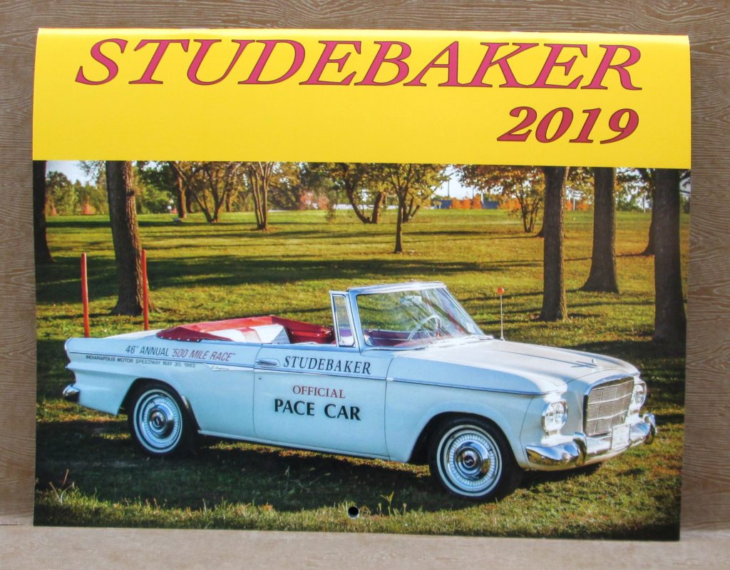2019 Studebaker Calendar